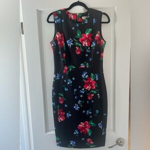 Calvin Klein Floral Sheath Dress